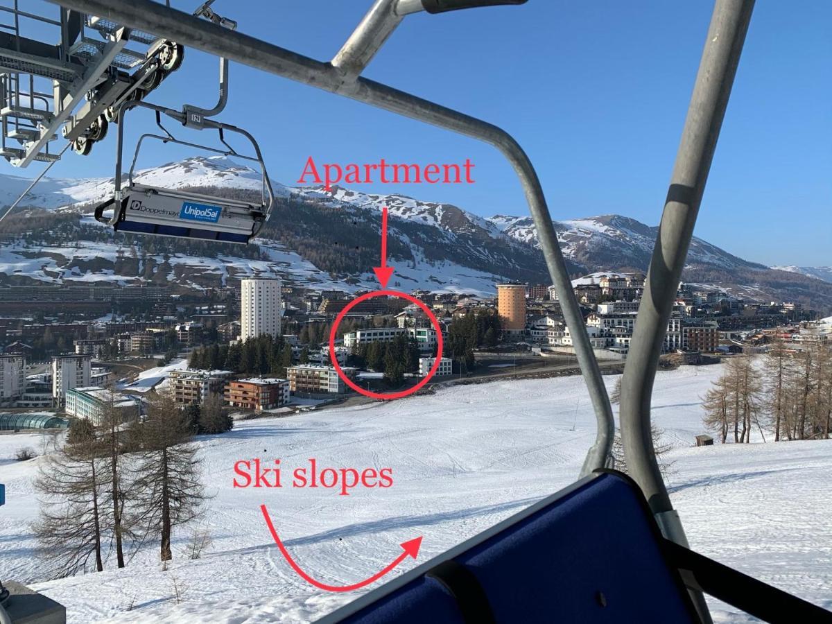 Nice House On The Ski Slopes Colle Colle Sestriere Exterior foto